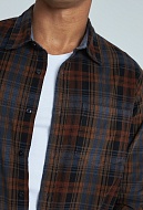 картинка Рубашка 1-RLCV45-2 коричневый магазин МаХималист